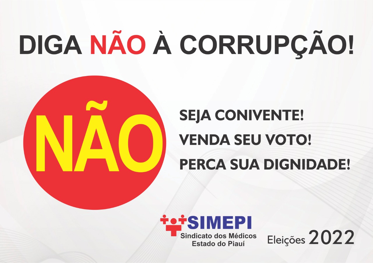 DIGA NÃO A CORRUPÇÃO