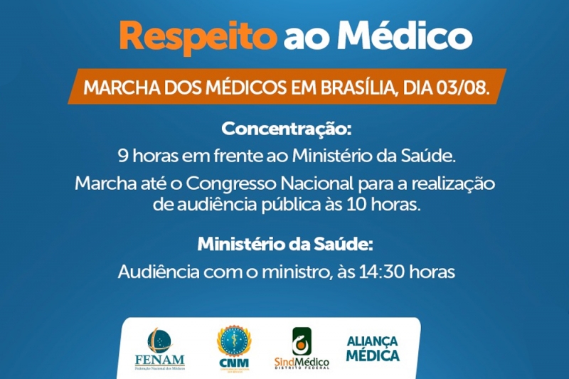 Médicos irão às ruas no dia 03 para o Movimento #ForaBarros