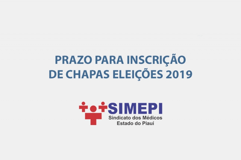 Lembrete aos médicos associados: Prazo para inscrição de chapas Eleições 2019