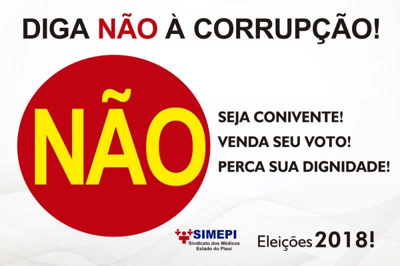 SIMEPI lança campanha de combate à corrupção