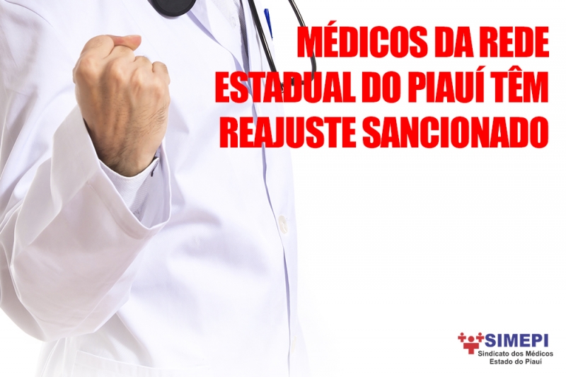 Médicos da rede estadual do PI têm reajuste sancionado