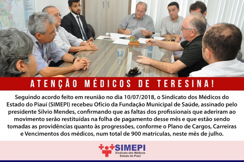 FMS restituirá faltas dos Médicos e já analisa progressões