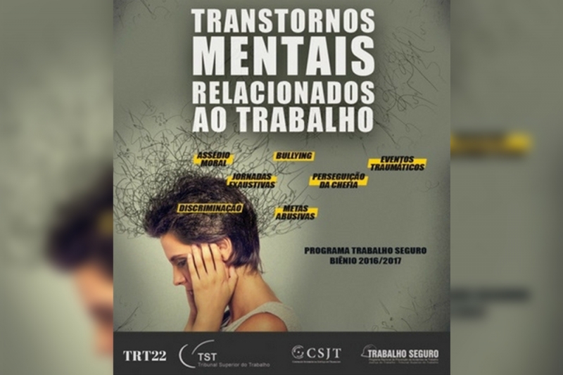 SIMEPI participará de evento do TRT-PI sobre transtornos mentais no trabalho