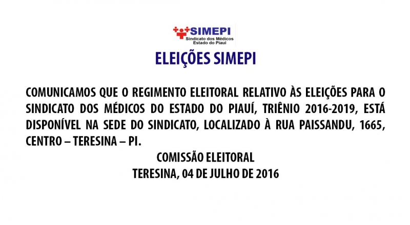 Eleições Simepi