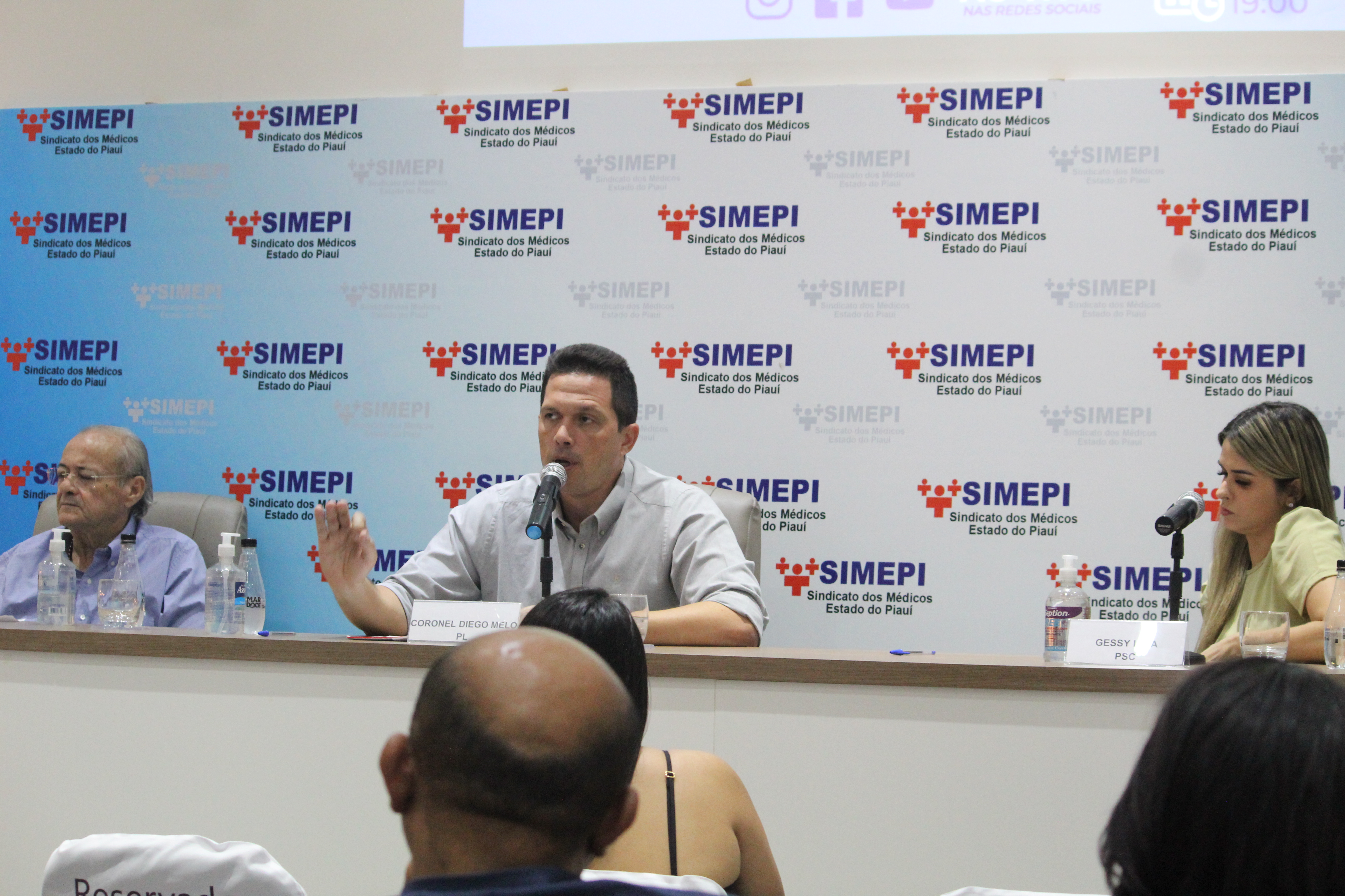 SIMEPI realiza debate com candidatos ao Governo do Estado do Piauí.