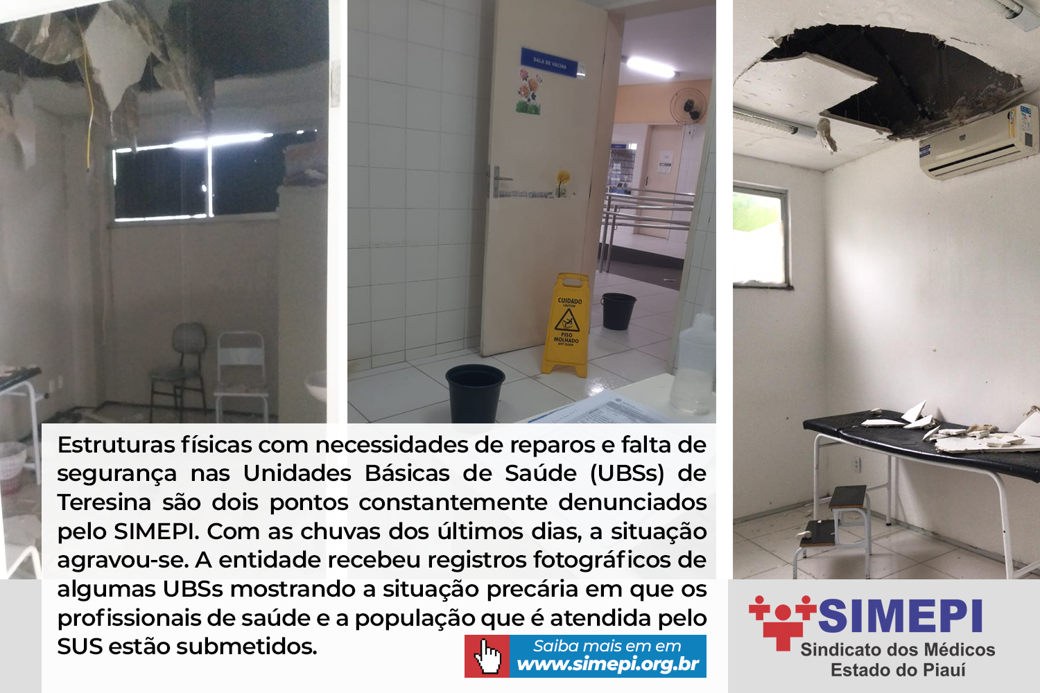 Sindicato denúncia estrutura Sonrisal das unidades básicas de saúde em Teresina