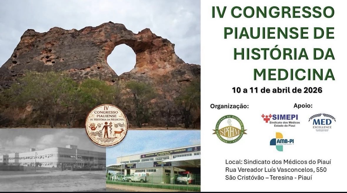 IV Congresso Piauiense de História da Medicina será realizado em abril, em Teresina